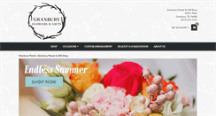 Desktop Screenshot of granburyflowershop.com